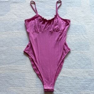 Topshop frill bodysuit NWOT